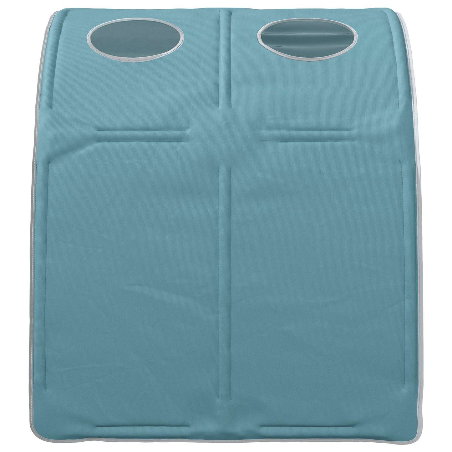 vidaXL Bed Tunnel 2 pcs Light Blue 211 x 67.5 x 2 cm Polyester