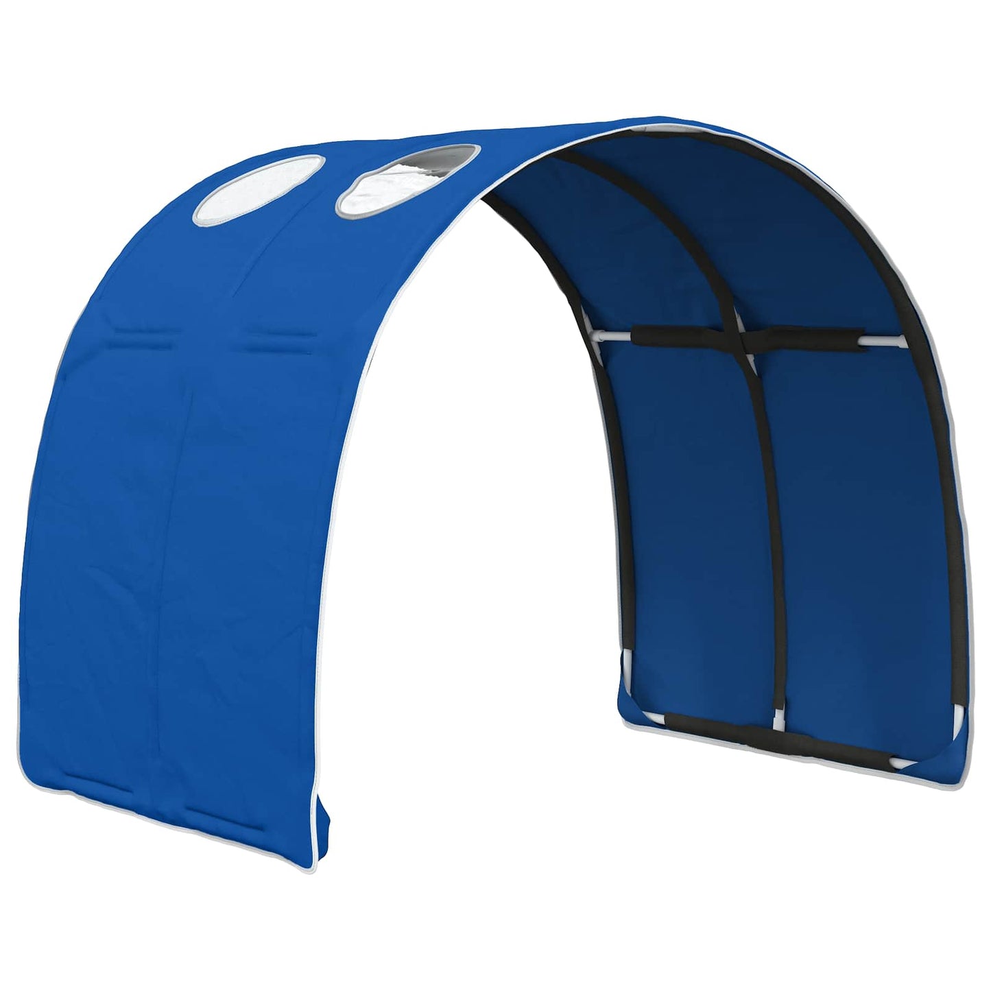 vidaXL Bed Tunnel 2 pcs Blue 211 x 67.5 x 2 cm Polyester