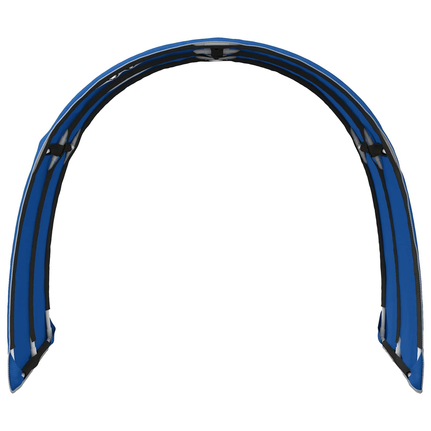 vidaXL Bed Tunnel 2 pcs Blue 211 x 67.5 x 2 cm Polyester