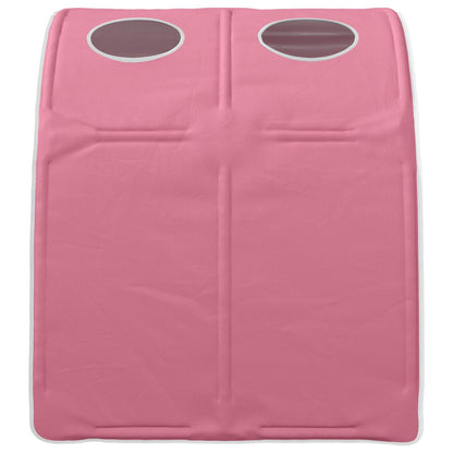 vidaXL Bed Tunnel 2 pcs Pink 211 x 67.5 x 2 cm Polyester