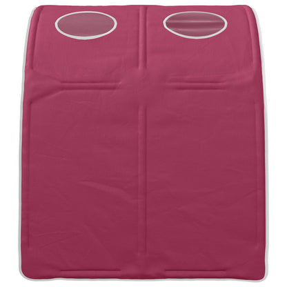 vidaXL Bed Tunnel 2 pcs Red 211 x 67.5 x 2 cm Polyester