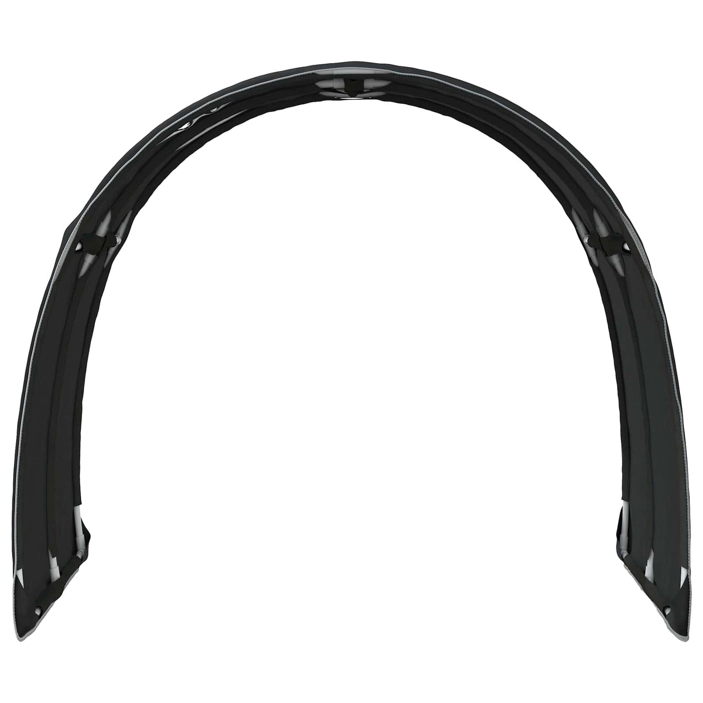 vidaXL Bed Tunnel 2 pcs Black 211 x 67.5 x 2 cm Polyester