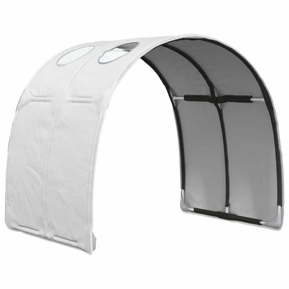 vidaXL Bed Tunnel 2 pcs White 211 x 67.5 x 2 cm Polyester