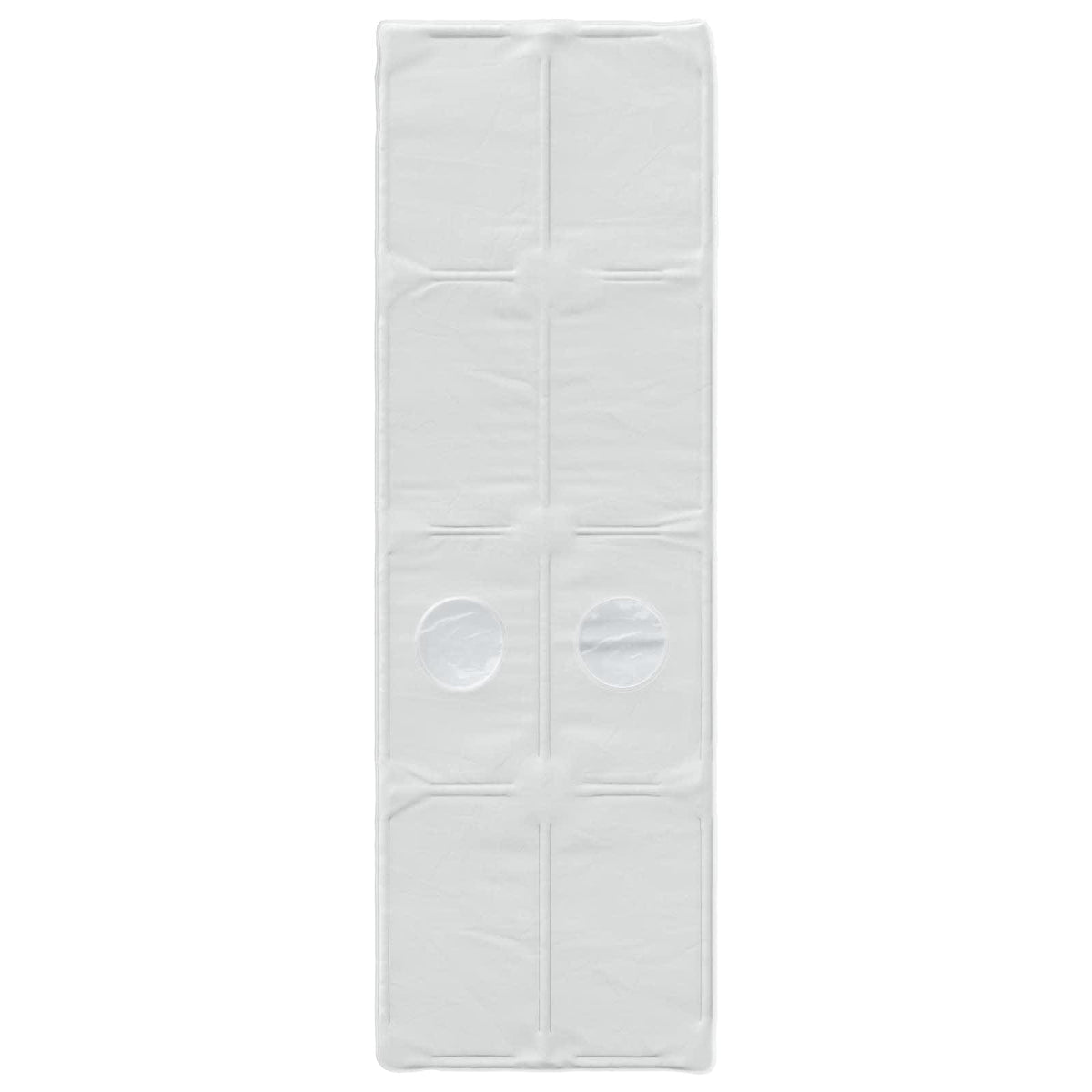 vidaXL Bed Tunnel 2 pcs White Polyester