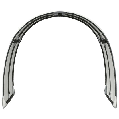vidaXL Bed Tunnel 2 pcs White 211 x 67.5 x 2 cm Polyester