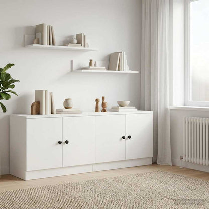 vidaXL Storage Cabinet for Loft Bed 2 pcs White 66 x 35 x 48 cm