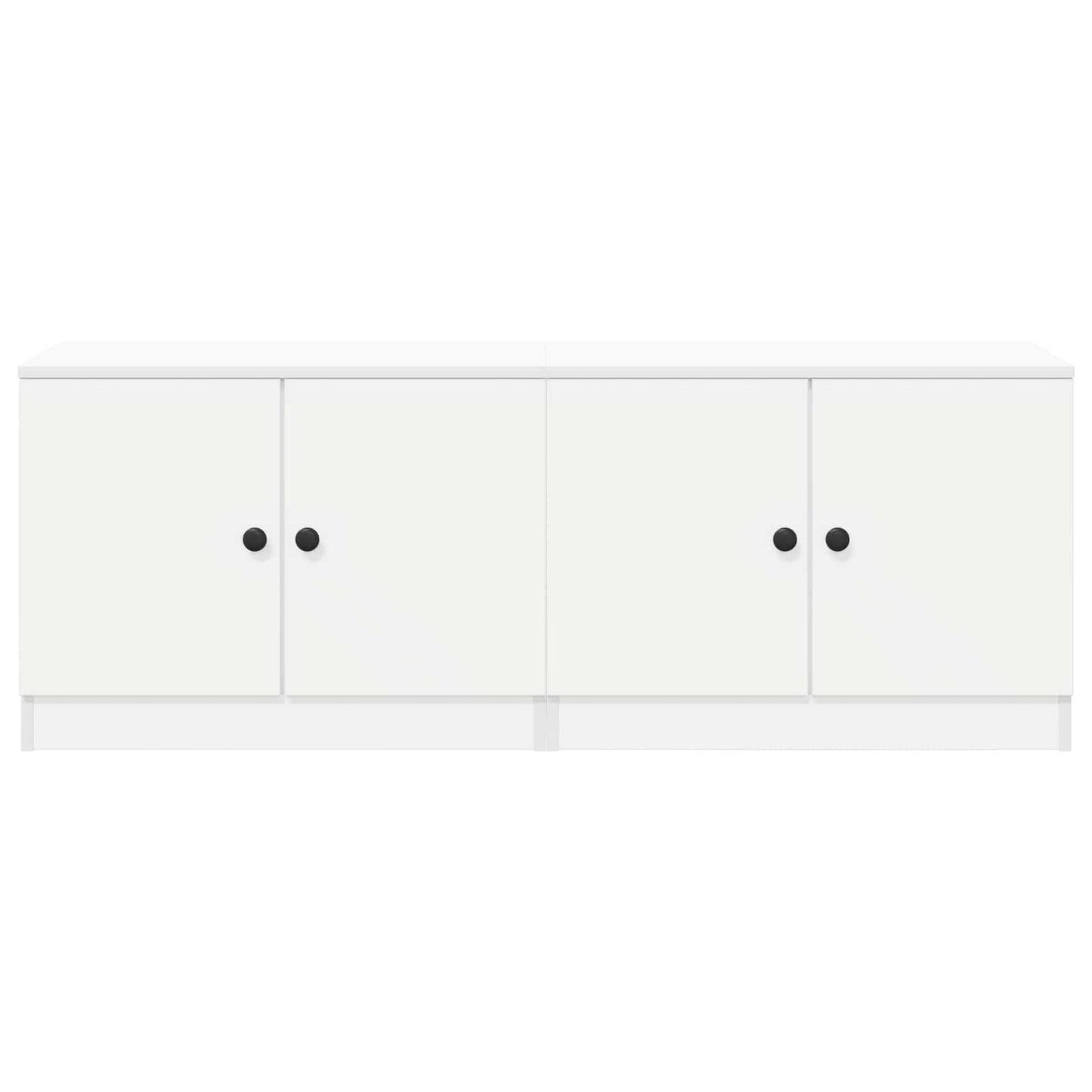 vidaXL Storage Cabinet for Loft Bed 2 pcs White 66 x 35 x 48 cm