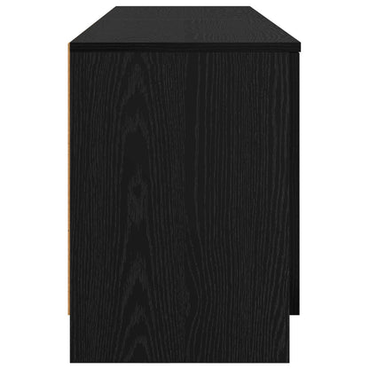 vidaXL Storage Cabinet for Loft Bed 2 pcs Black Oak 66 x 35 x 48 cm
