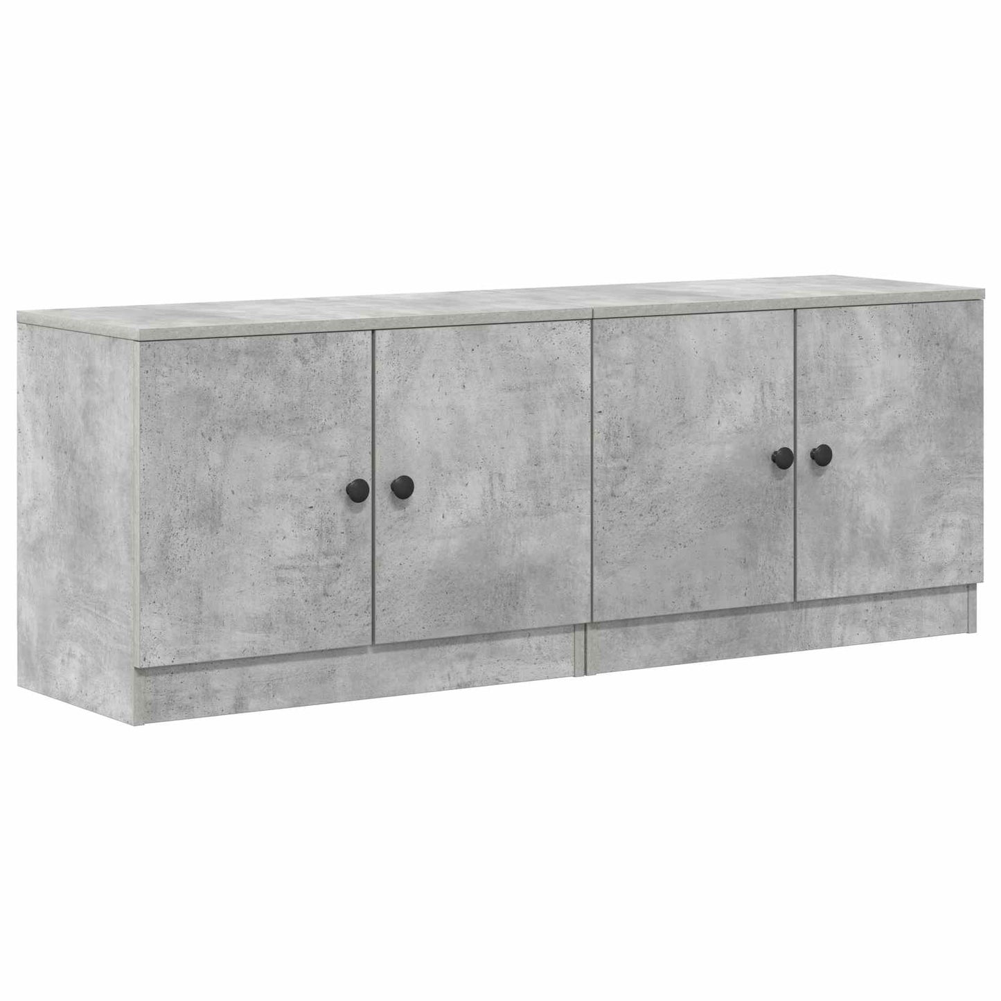 vidaXL Storage Cabinet for Loft Bed 2 pcs Concrete Grey