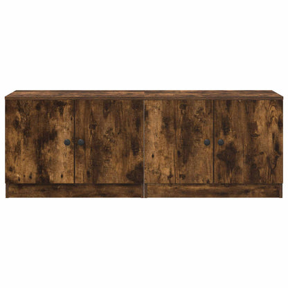 vidaXL Storage Cabinet for Loft Bed 2 pcs Smoked Oak 66 x 35 x 48 cm