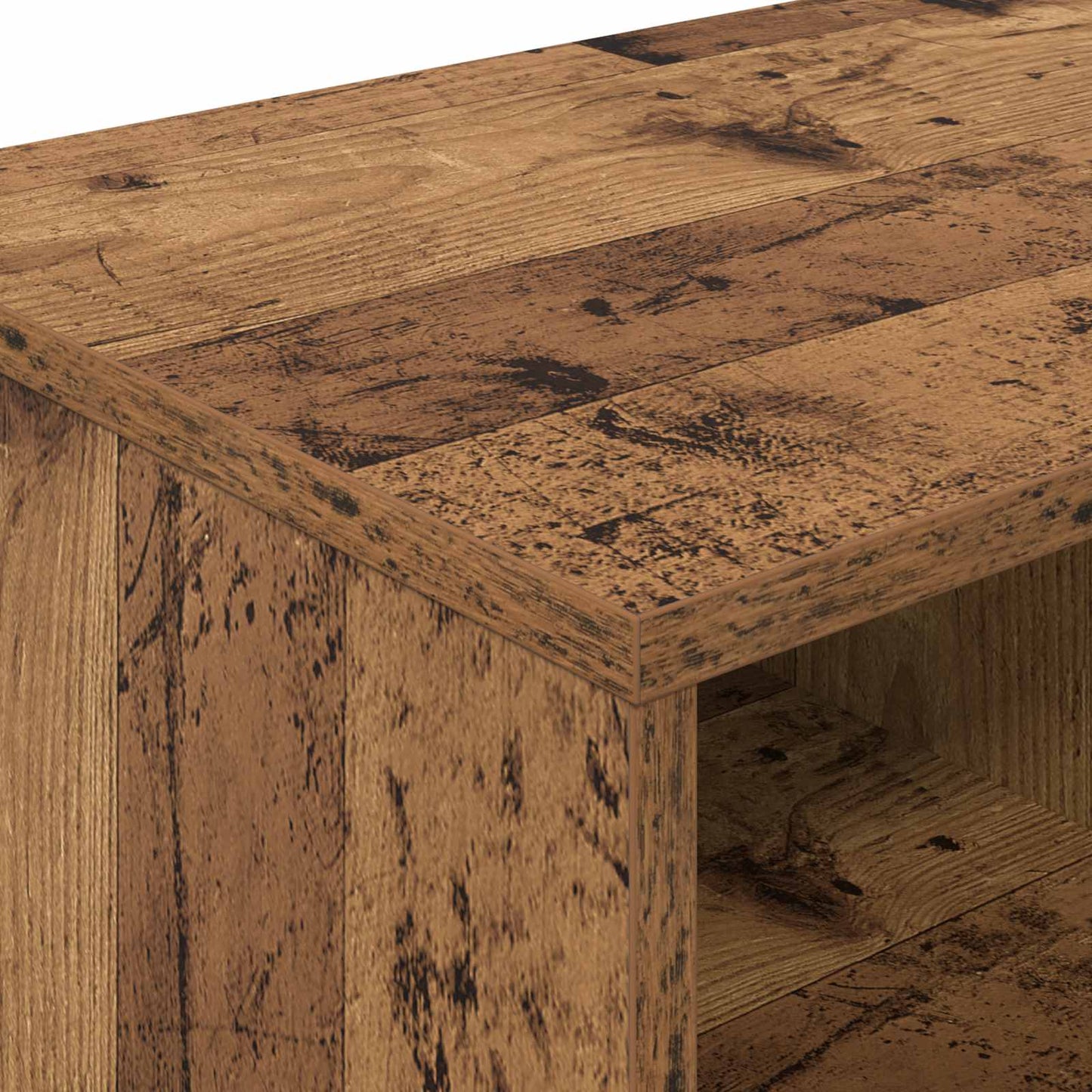 vidaXL Bed Cabinet 2 pcs Old Wood 66 x 35 x 48 cm Engineered Wood