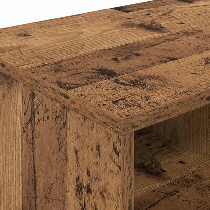vidaXL Bed Cabinet 2 pcs Old Wood 66 x 35 x 48 cm Engineered Wood