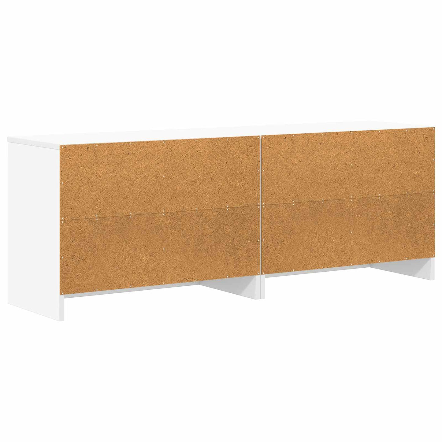 vidaXL Bed Cabinet 2 pcs White 66 x 33 x 48 cm Engineered Wood