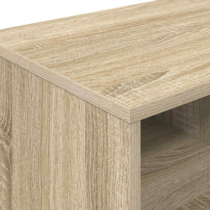 vidaXL Bed Cabinet 2 pcs Sonoma Oak 66 x 33 x 48 cm Engineered Wood