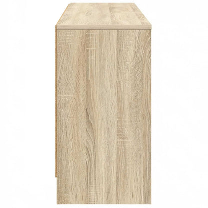 vidaXL Bed Cabinet 2 pcs Sonoma Oak 66 x 33 x 48 cm Engineered Wood