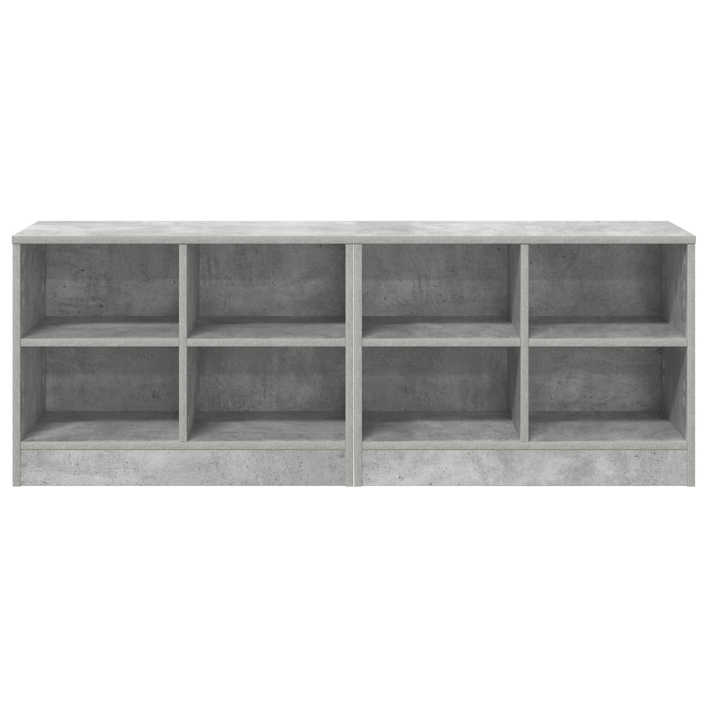 vidaXL Bed Cabinet 2 pcs Concrete Grey 66 x 33 x 48 cm Engineered Wood
