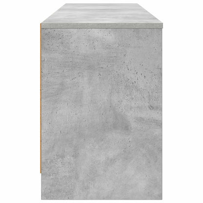 vidaXL Bed Cabinet 2 pcs Concrete Grey 66 x 33 x 48 cm Engineered Wood