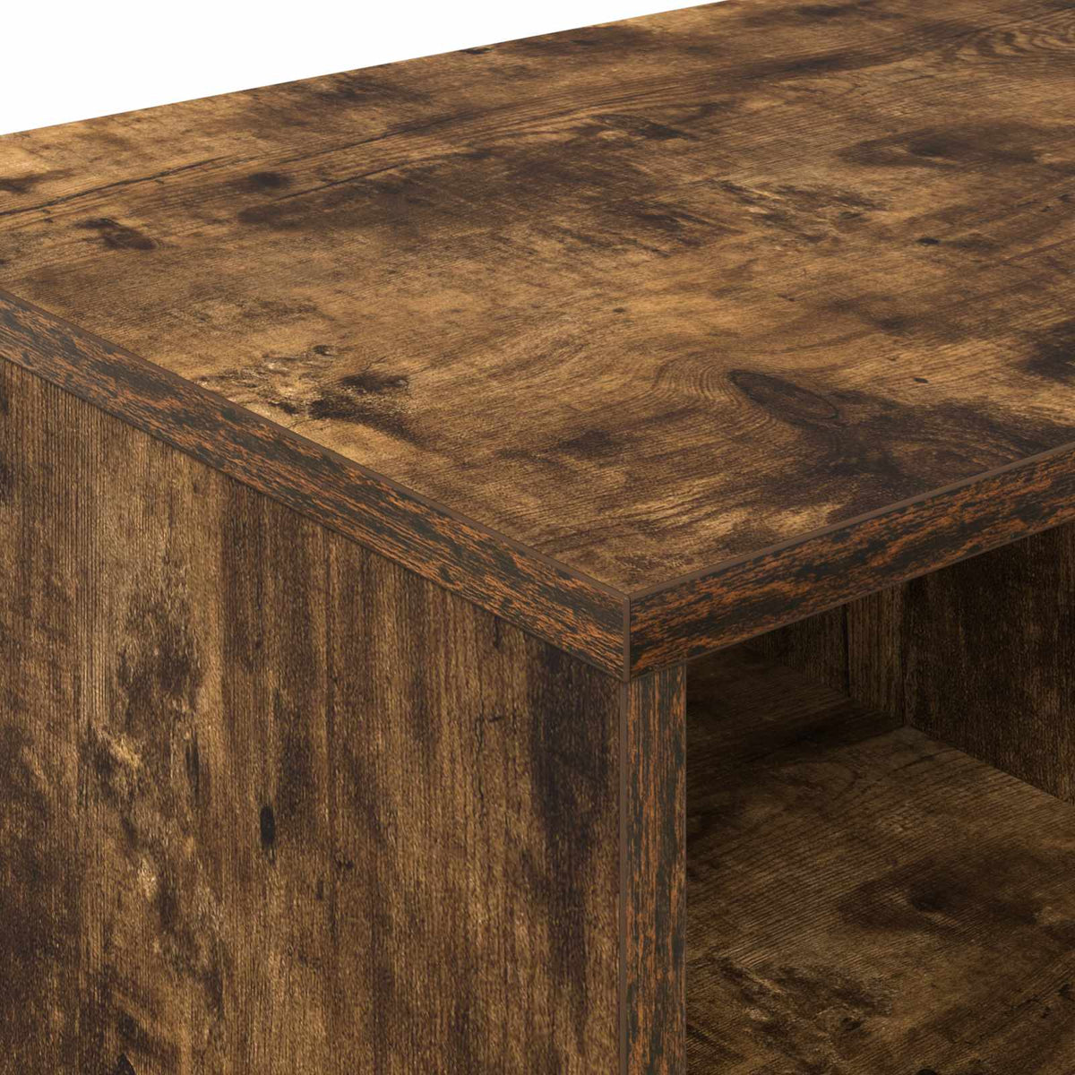 vidaXL Bed Cabinet 2 pcs Smoked Oak 66 x 33 x 48 cm Engineered Wood