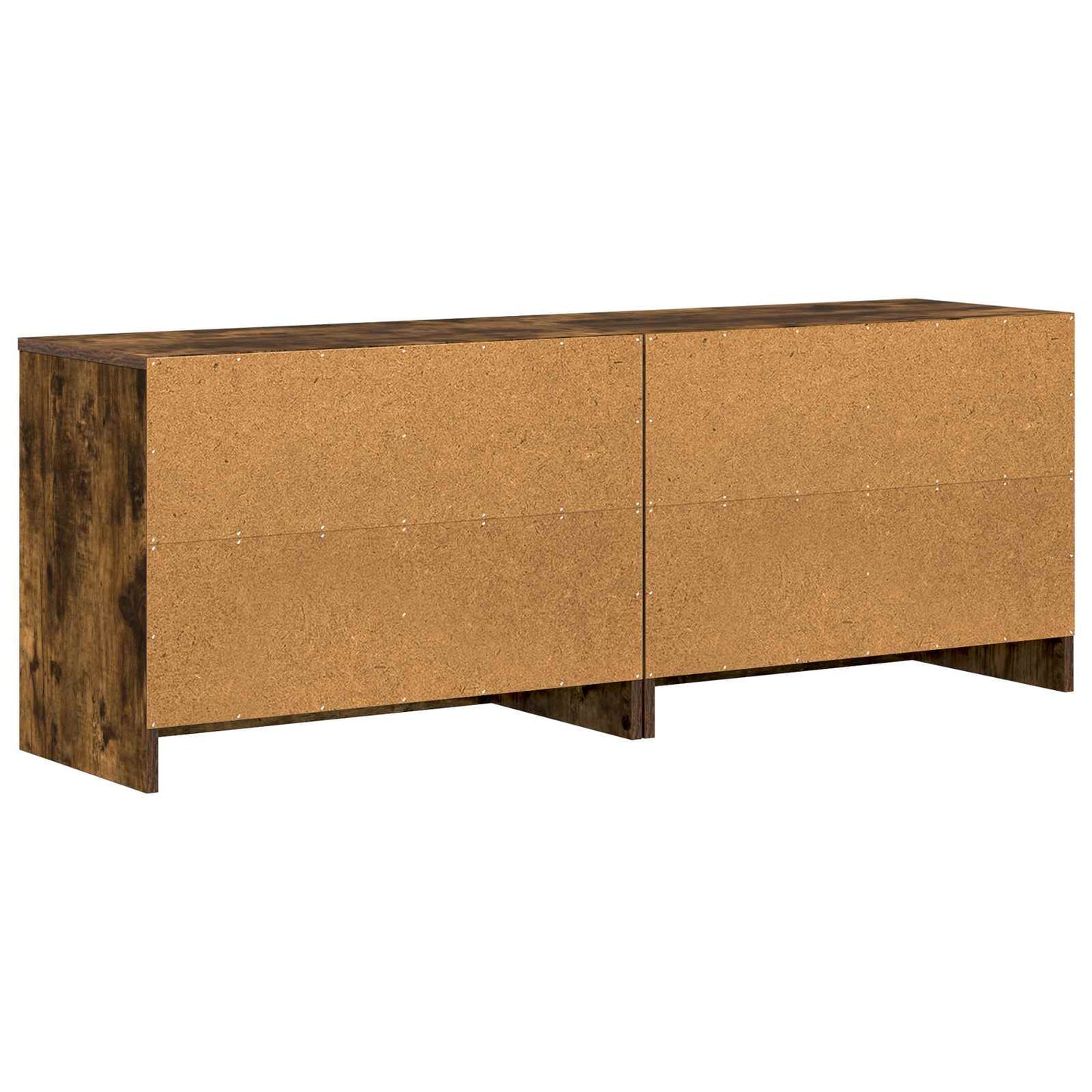 vidaXL Bed Cabinet 2 pcs Smoked Oak 66 x 33 x 48 cm Engineered Wood