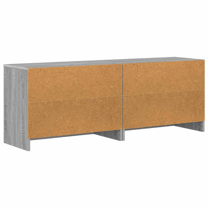 vidaXL Bed Cabinet 2 pcs Grey Sonoma 66 x 33 x 48 cm Engineered Wood