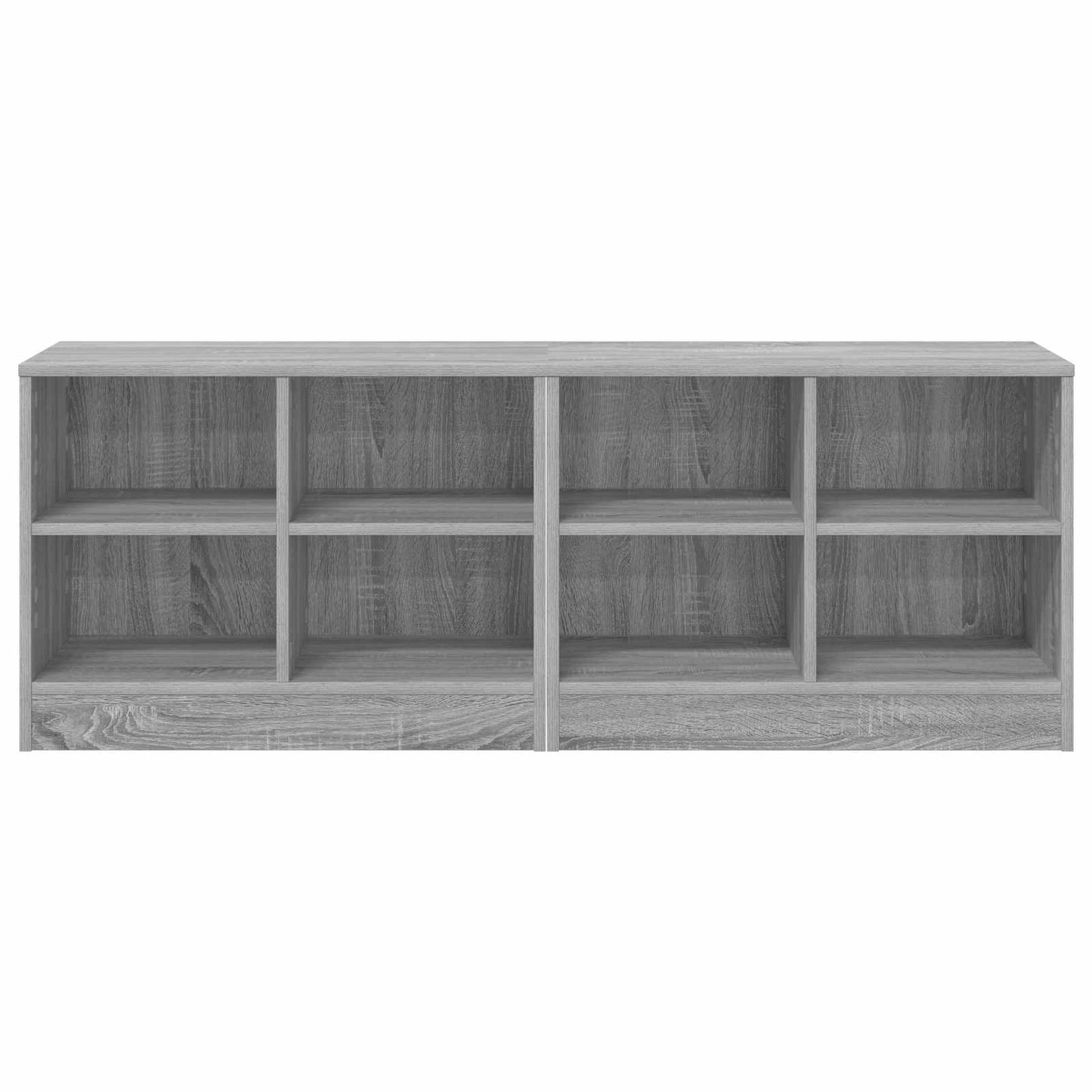vidaXL Bed Cabinet 2 pcs Grey Sonoma 66 x 33 x 48 cm Engineered Wood
