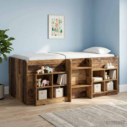 vidaXL Bed Cabinet 2 pcs Old Wood 66 x 33 x 48 cm Engineered Wood