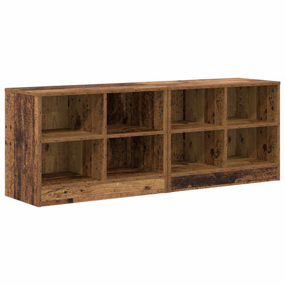 vidaXL Bed Cabinet 2 pcs Old Wood 66 x 33 x 48 cm Engineered Wood