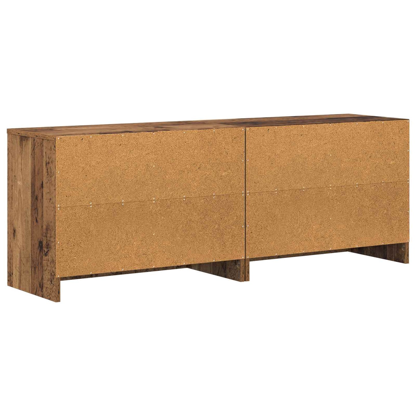 vidaXL Bed Cabinet 2 pcs Old Wood 66 x 33 x 48 cm Engineered Wood