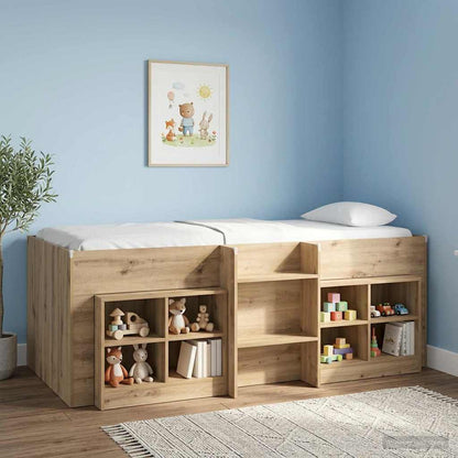 vidaXL Bed Cabinet 2 pcs Artisan Oak 66 x 33 x 48 cm Engineered Wood