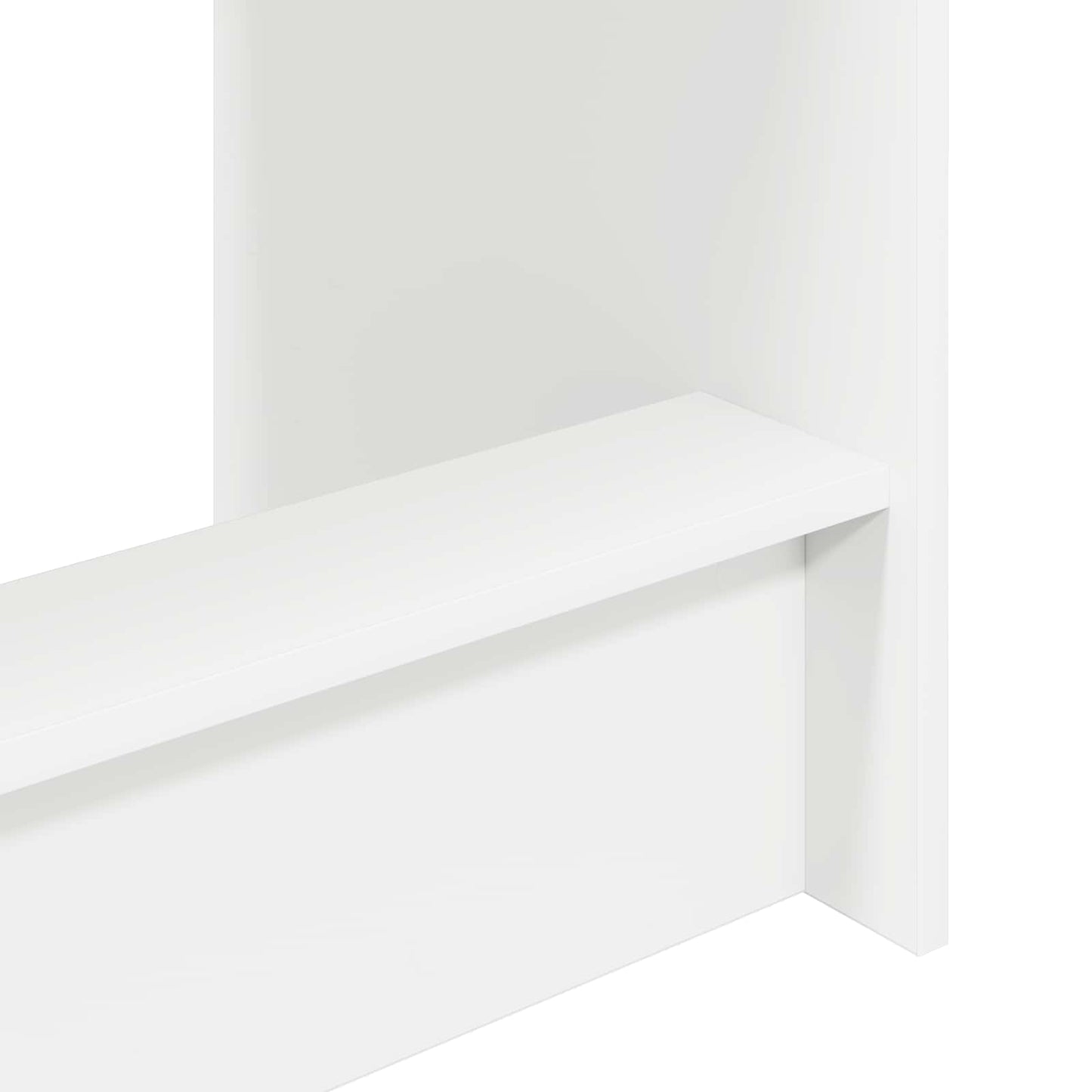 vidaXL Bed Desk White Engineered Wood 100 x 45 x 75 cm