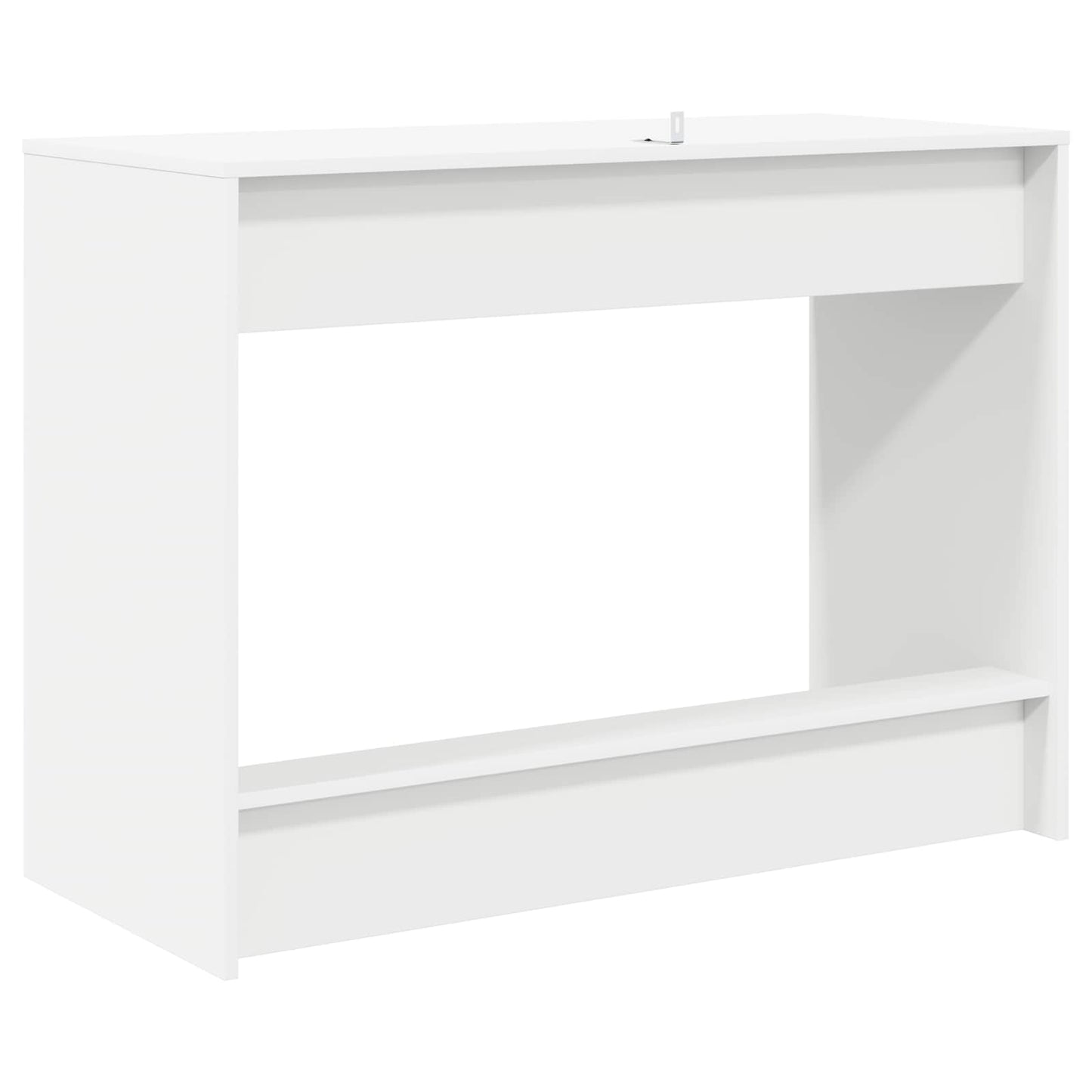 vidaXL Bed Desk White Engineered Wood 100 x 45 x 75 cm