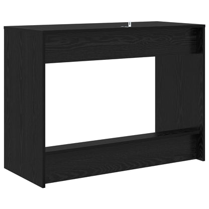 vidaXL Bed Desk Black Oak Engineered Wood 100 x 45 x 75 cm