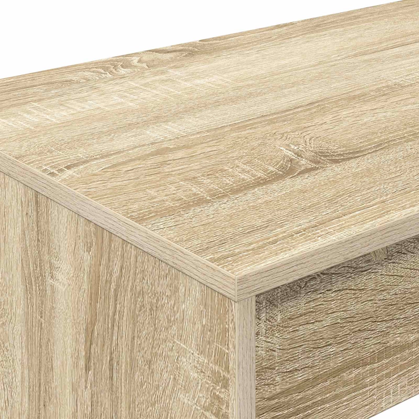 vidaXL Bed Desk Sonoma Oak Engineered Wood 100 x 45 x 75 cm