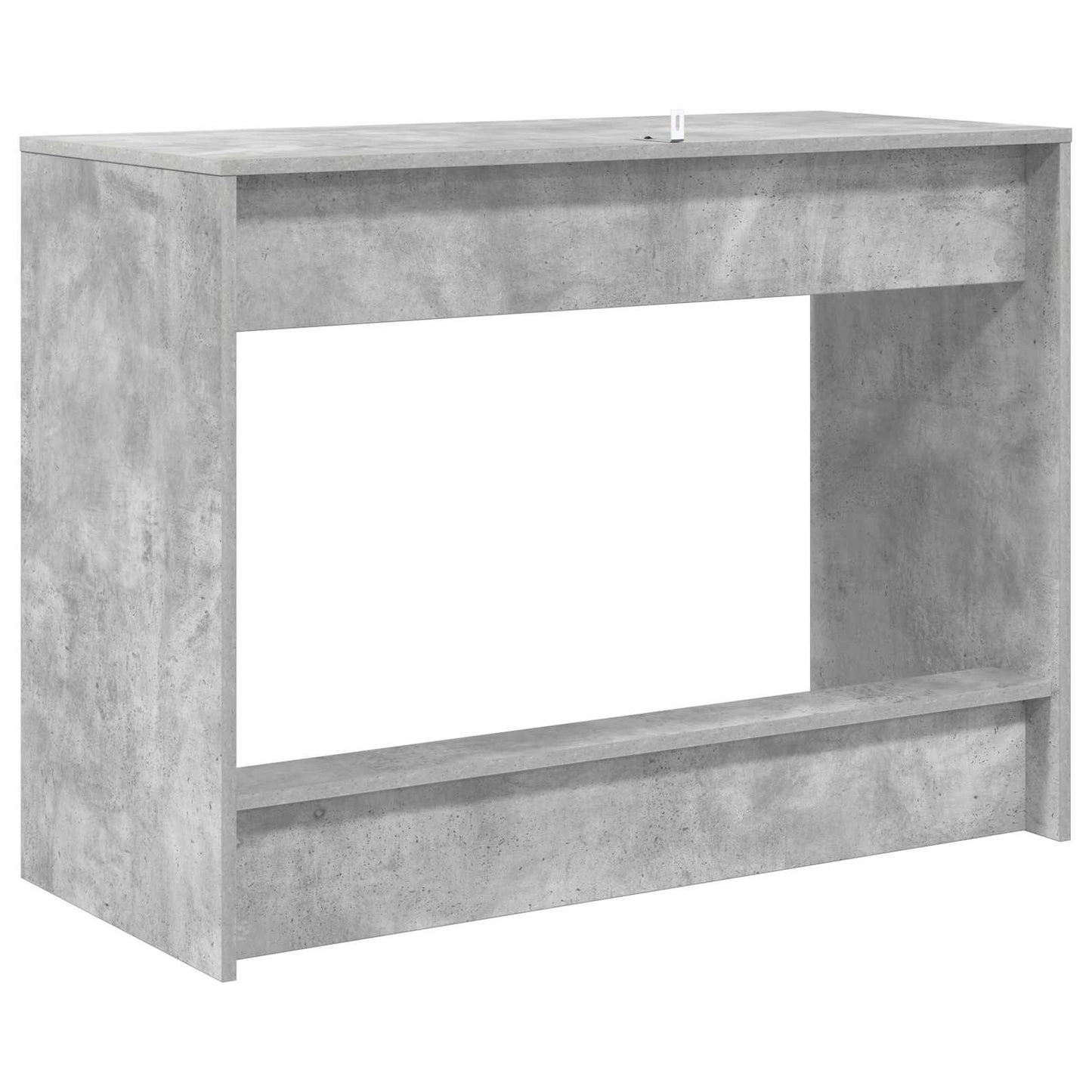 vidaXL Bed Desk Concrete Grey Engineered Wood 100 x 45 x 75 cm