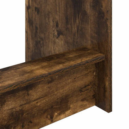 vidaXL Bed Desk Smoked Oak Engineered Wood 100 x 45 x 75 cm