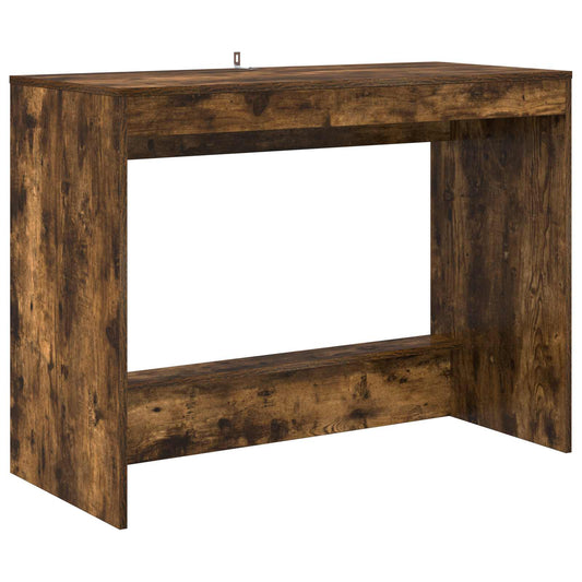 vidaXL Bed Desk Smoked Oak Engineered Wood 100 x 45 x 75 cm