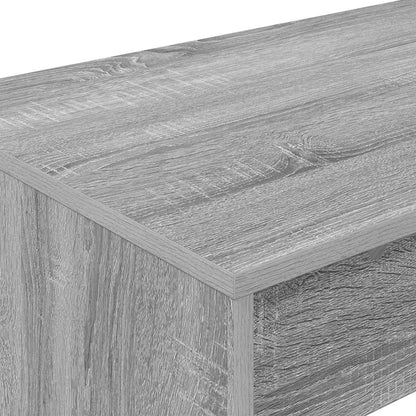 vidaXL Bed Desk Grey Sonoma Engineered Wood 100 x 45 x 75 cm