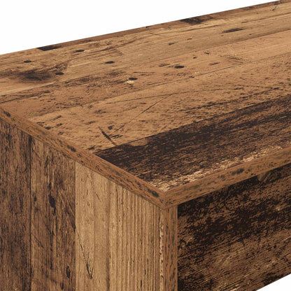 vidaXL Bed Desk Old Wood Engineered Wood 100 x 45 x 75 cm
