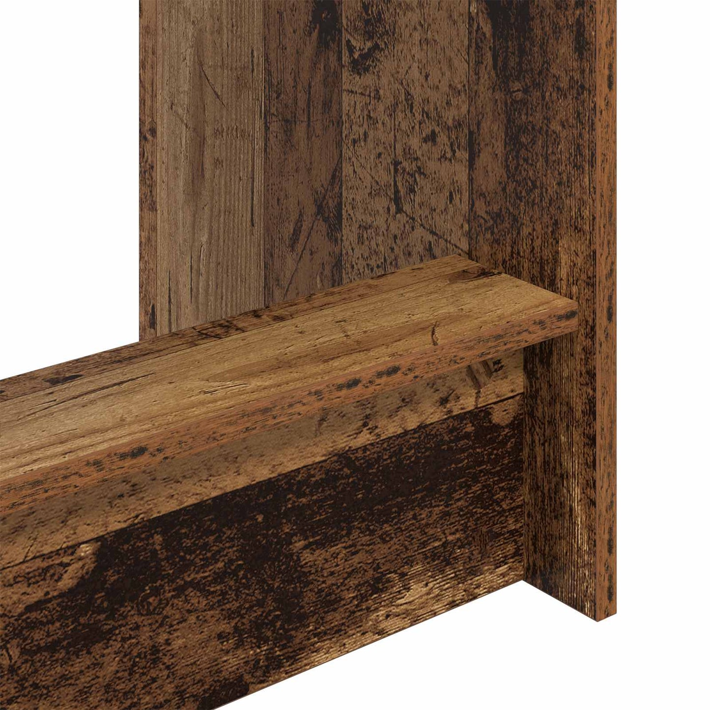 vidaXL Bed Desk Old Wood Engineered Wood 100 x 45 x 75 cm