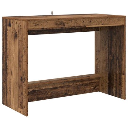 vidaXL Bed Desk Old Wood Engineered Wood 100 x 45 x 75 cm