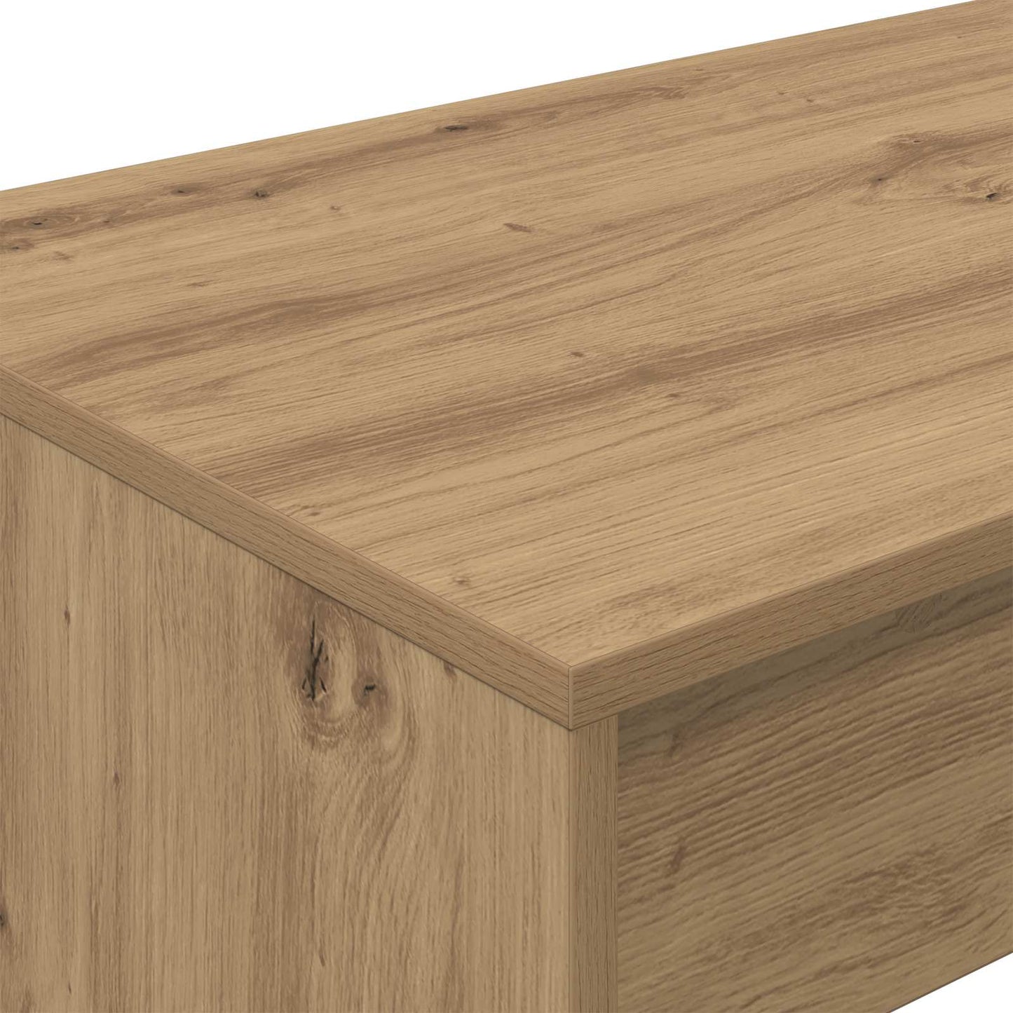 vidaXL Bed Desk Artisan Oak Engineered Wood 100 x 45 x 75 cm