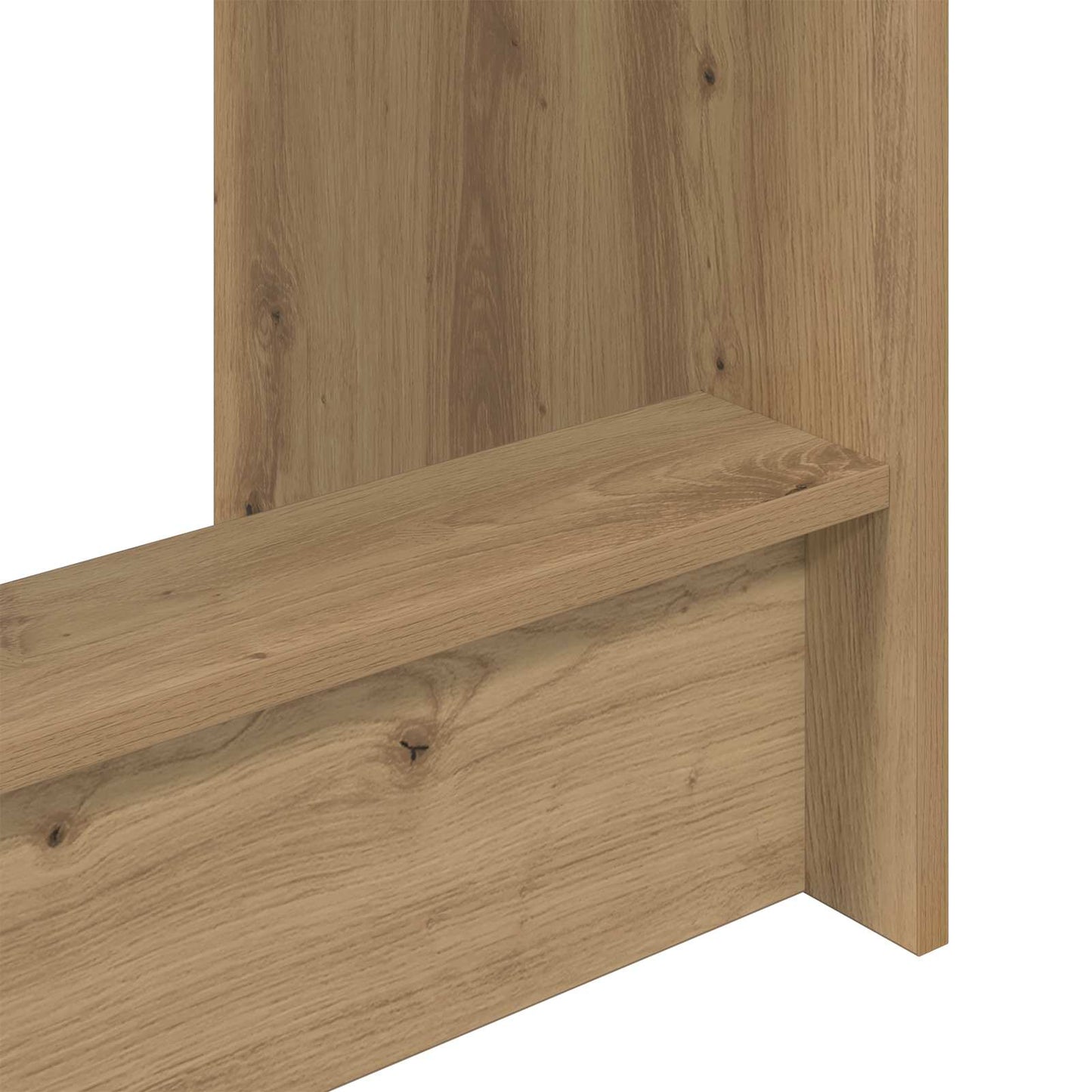vidaXL Bed Desk Artisan Oak Engineered Wood 100 x 45 x 75 cm