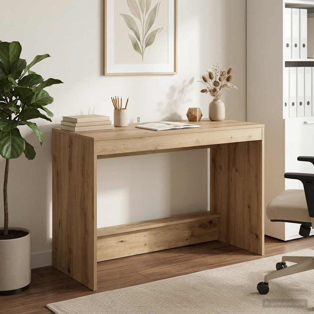 vidaXL Bed Desk Artisan Oak Engineered Wood 100 x 45 x 75 cm
