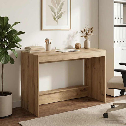 vidaXL Bed Desk Artisan Oak Engineered Wood 100 x 45 x 75 cm
