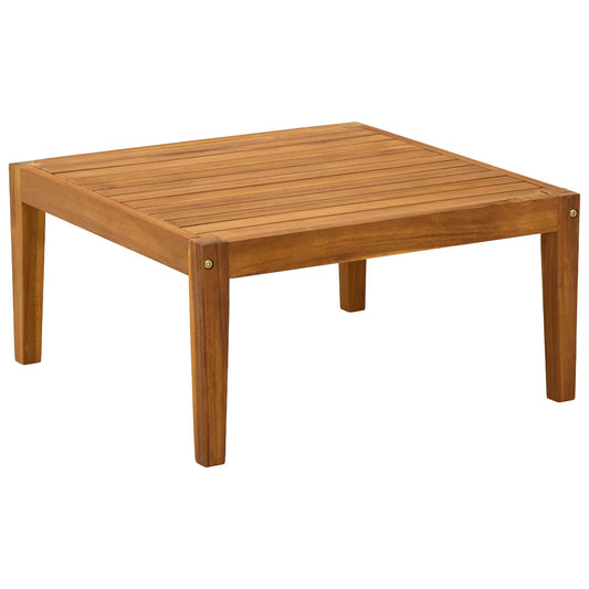vidaXL Garden Table Solid Acacia Wood Natural 60 x 60 x 30 cm