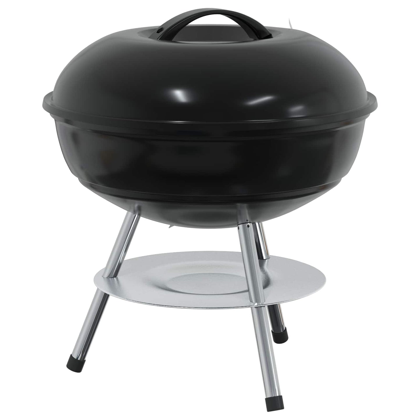 vidaXL Charcoal Grill Black 36.5 x 36.5 x 40 cm