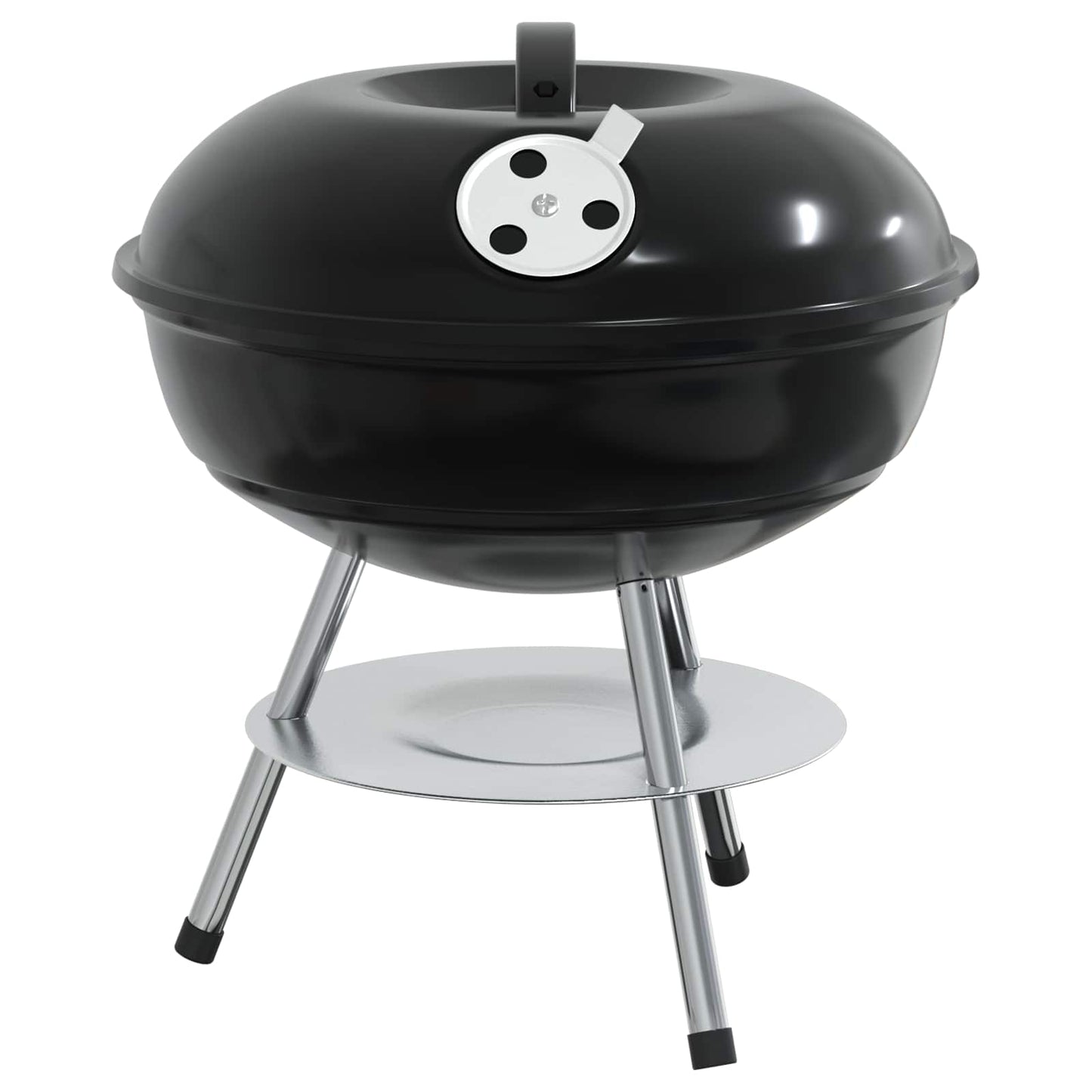 vidaXL Charcoal Grill Black 36.5 x 36.5 x 40 cm