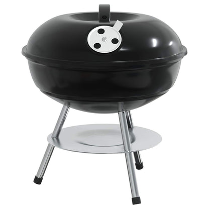 vidaXL Charcoal Grill Black 36.5 x 36.5 x 40 cm
