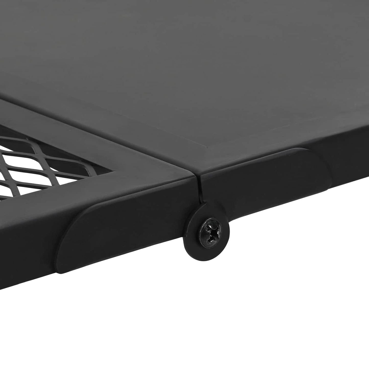 vidaXL Foldable Camping Grill Black 31.5 x 26.5 x 4 cm Alloy Steel