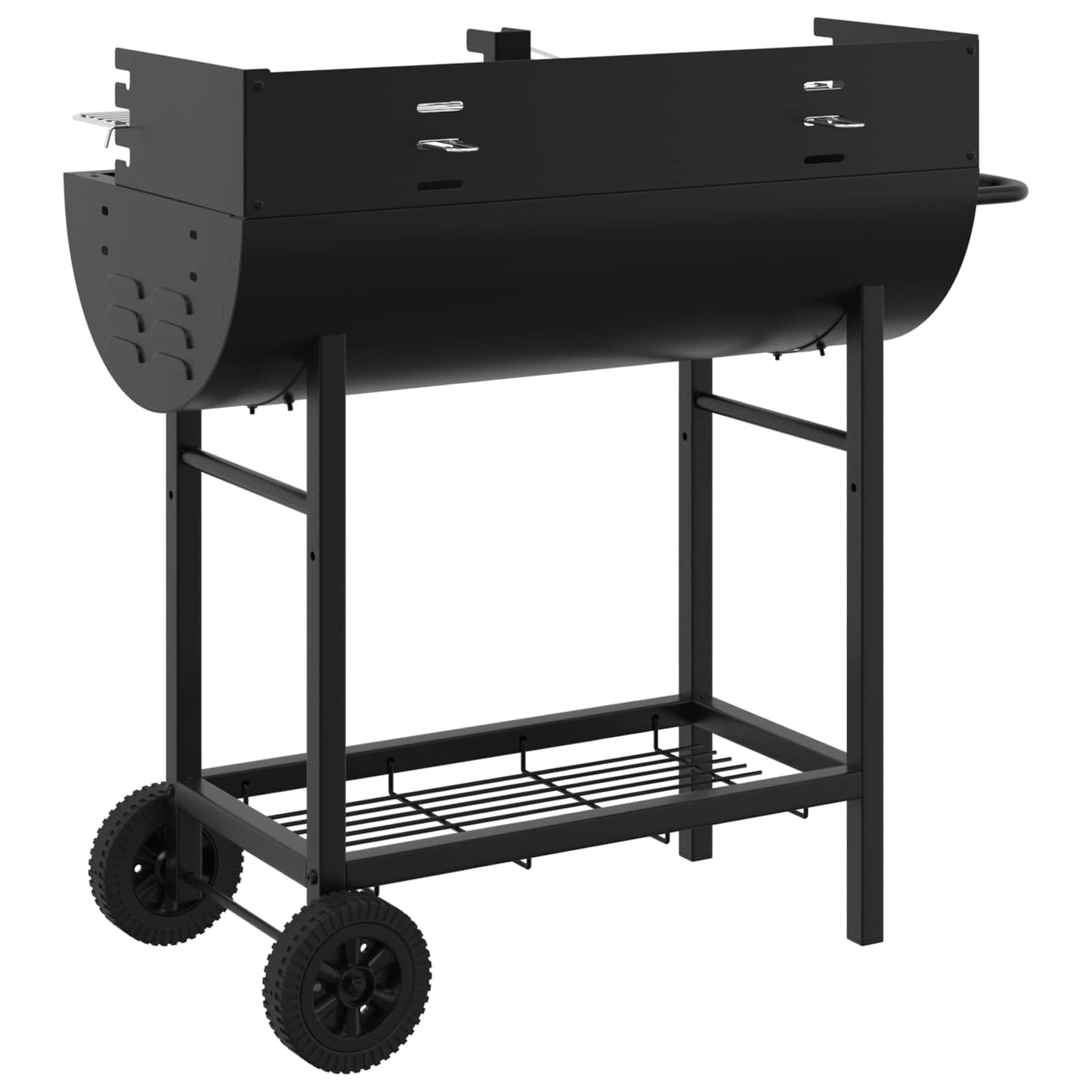 vidaXL Charcoal grill Adjustable Black 96.5 x 42.5 x 88.5 cm
